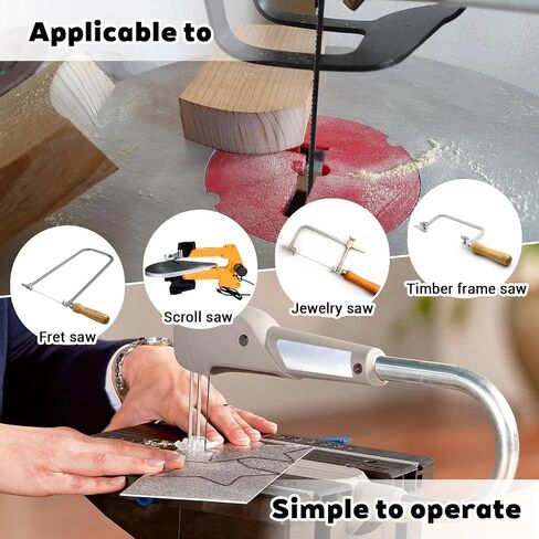 20 Pcs Coping Saw Blades 5.2 Inch Scroll Saw Blade Set 15/18 / 20/24 TPI High Carbon Steel Between Pins Wood Cutting Jig Saws Blades Replacement Pin End Saws Blade for Wood Plastic Cutting in Kuwait