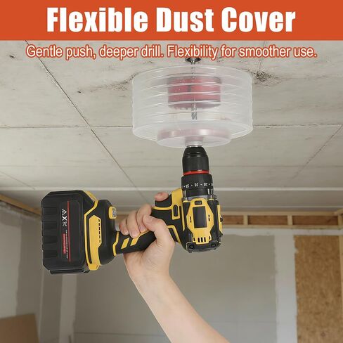 Hole Saw Kit 4 Inch & 6 Inchfor Recessed and Can Lights with Dust Bowl Bi-Metal Drill Hole Cutter for Wood Ceiling Plastic Metal and Drywall in Kuwait