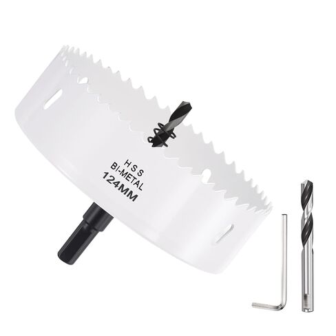 DTGN 1-15/16" Bi-Metal Hole Saw M42 HSS - 49mm Hole Cutter - Good for Thick Stainless Steel/Alloy/Aluminium/Brass/Copper - White in Saudi Arabia