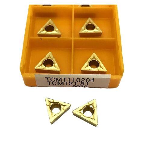Indexable Lathe Carbide Insert 10PCS TCMT110204 15TF6020 Internal Turning Tool Lathe Tools Hard Alloy Cutting Blade(TCMT110204 15TF) in Kuwait