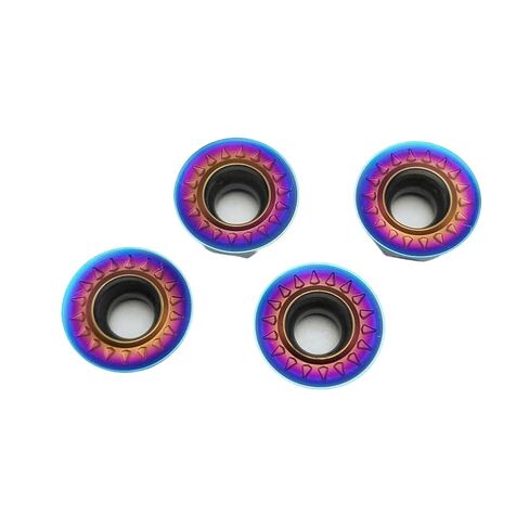 High Toughness Turning Blade Machine Accessories 10PCS RPMT1204MOE KT7030 Hard Alloy External Turning Tool Milling Blade Metal Lathe Tools in Kuwait