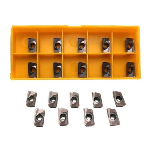 Indexable Lathe Carbide Insert 10PCS APMT1135-H2 15TF Hard Alloy External Turning Tool Indexable Metal Lathe Tools Milling and Cutting in Kuwait