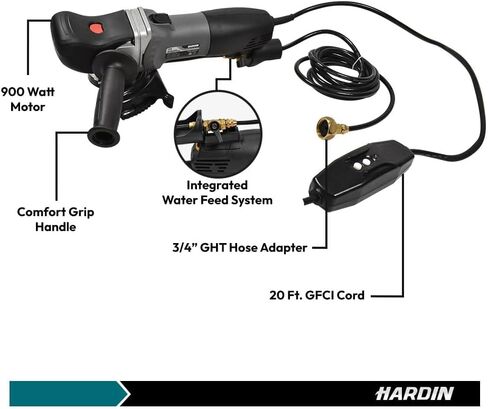 Hardin VS5 - Variable Speed Wet Grinder Polisher 110 Volt, 60 Hz,1000 to 4500 RPM 900 Watt (HNWVGRIN) in Kuwait