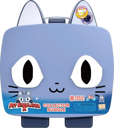 Pet Simulator X - Gray Cat Collector Bundle (Mystery Case w/ 8 Items, Series 1) [Includes DLC] in Kuwait