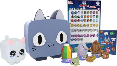 Pet Simulator X - Gray Cat Collector Bundle (Mystery Case w/ 8 Items, Series 1) [Includes DLC] in Kuwait