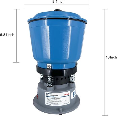 9LBS Large Capacity Vibratory Tumbler Machine for Finishing and Deburring in Kuwait