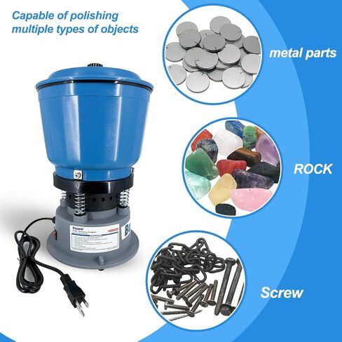 9LBS Large Capacity Vibratory Tumbler Machine for Finishing and Deburring in Kuwait
