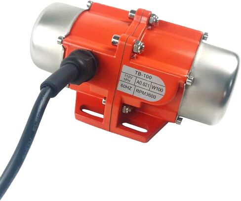 100W Concrete Vibrator Industrial Vibration Motor Single Phase AC 110V 3600rpm Motor Vibrating Source For Silo Hopper Shaking Table in Kuwait