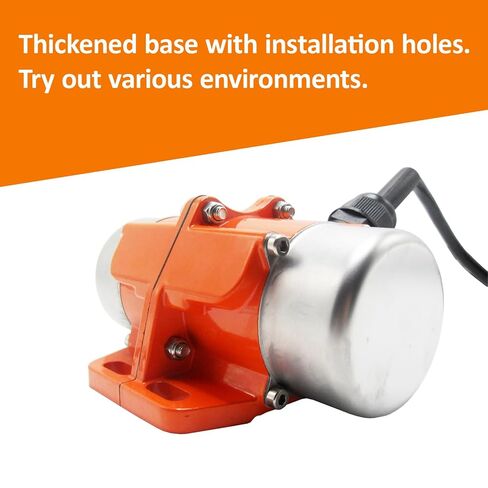 60W Concrete Vibrator Vibration Motor, US Plug AC 110V 3600rpm Speed Adjustable Aluminum Alloy Case Concrete Vibrating Motor for Shaker Table, Concrete Vibrator Motor in Kuwait
