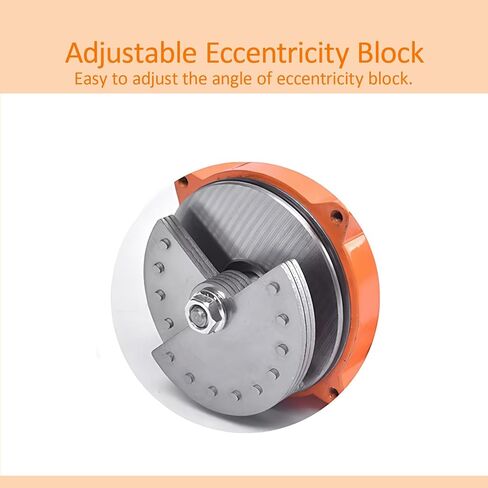60W Concrete Vibrator Vibration Motor, US Plug AC 110V 3600rpm Speed Adjustable Aluminum Alloy Case Concrete Vibrating Motor for Shaker Table, Concrete Vibrator Motor in Kuwait