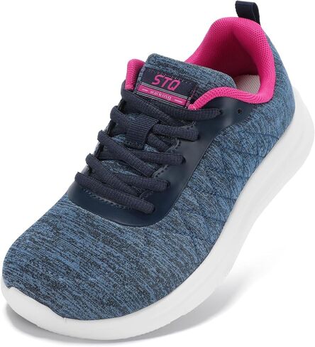 STQ Wide Toe Box Walking Shoes Women Orthopedic Extra Wide Width Sneakers Comfortable Mesh Arch Support Running Athletic Shoe for Plantar Fasciitis Diabetic Bunions in Kuwait