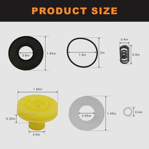 180450-S Head Valve Kit Compatible with Dwfp12233 18 Ga Precision Pneu Brad Nailer, Replaces Part 04302.00, 0430200, SC04302.00, SC0430200, JA1052E1 and 180450 in Kuwait