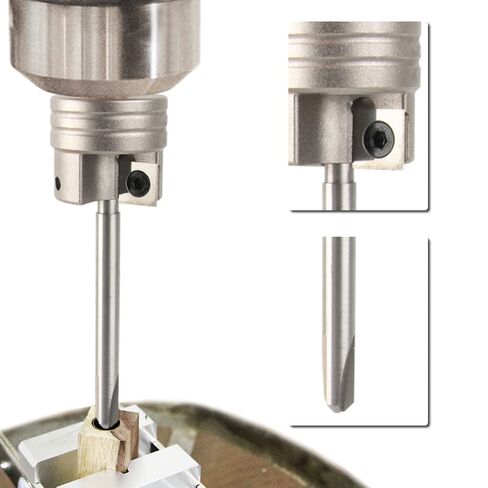 O'SKOOL Pen Barrel Trimmer Kit with No-Sharpening Carbide Cutting Head and 9 Pilot Shafts, 7mm, “O", 27/64", 10mm, 3/8", 25/64", 10.5mm, 31/64", 12.5mm Pen Mill Shafts for Woodturning Pen Blanks in Kuwait