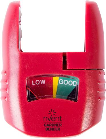 Gardner Bender GBT-500A Analog 1.5 V Button Cell/22.5 Photo/AA/AAA/12 V/9 V/Lantern Cells & More, Leads Battery Tester,14 Battery Range, Black in Kuwait