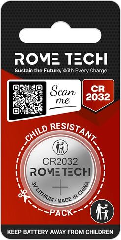 استبدال بطاريات Rome Tech Car Key Fob CR2032 المتوافقة مع شيفروليه كامارو 2010-2022، سوبربان 2015-2020، بليزر 2019-2022، تاهو 2015-2020 - عبوة واحدة in Kuwait