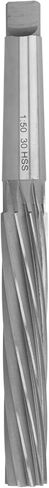 1:50 Reamer HSS Machine Tool, Small Head Design, 30mm Shank Diameter, 10 s, 190mm Length, 1:50 Taper, High Hardness and Durability, for Precision Reaming and Manual Proc in Kuwait