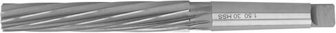 1:50 Reamer HSS Machine Tool, Small Head Design, 30mm Shank Diameter, 10 s, 190mm Length, 1:50 Taper, High Hardness and Durability, for Precision Reaming and Manual Proc in Kuwait