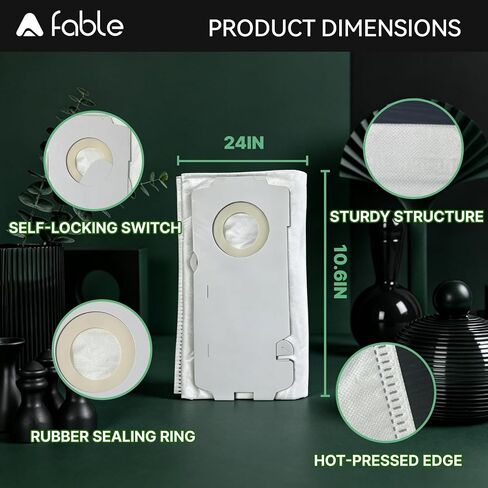 A Fable 8 Pack 204308 Vacuum bags Fit For Festool CT Series from 2019 | 204308 Replacement vacuum bags Compatible With Festool 204308，CT MINI，CT MIDI，CT MINI I，CT MIDI I ，CTC MINI/MIDI and CT15 in Kuwait