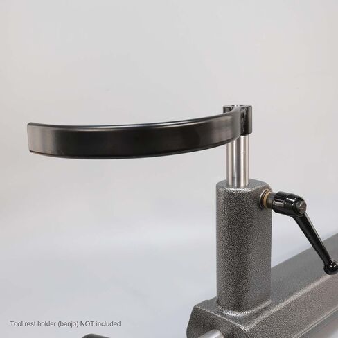 Hurricane Turning Tools, 8.5" Diameter Curved Tool Rest For Large Bowls, 1" Diameter Post, 6" Post Length in Kuwait