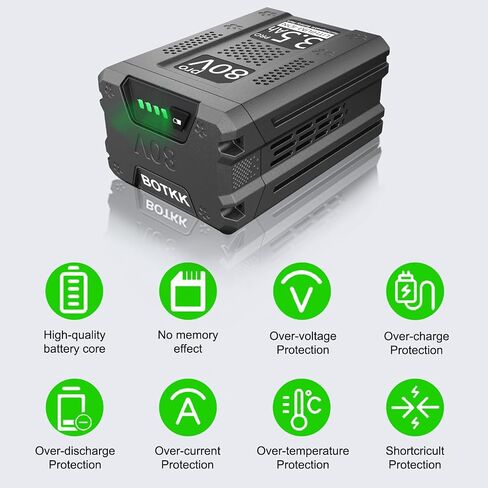 【Upgraded! 3500mAh Replacement for Greenworks 80V Battery, Compatible with Greenworks 80 Volt Max Battery GBA80200 GBA80300 GBA80400 GBA80500 GBA80250 in Saudi Arabia