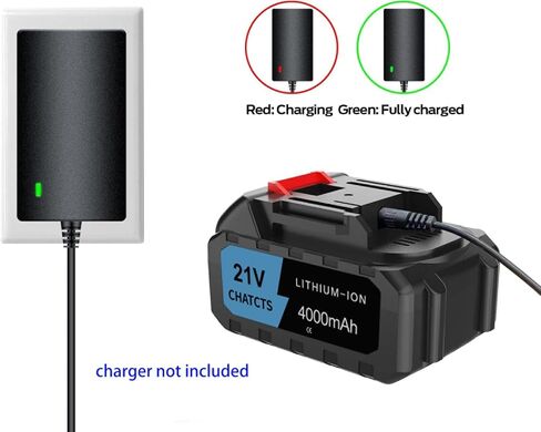 Batteries for Portable Cordless Pressure Washer，21V 4000mAh lithium battery | with power display, compatible with other battery-powered tools, cutting saws, and electric drills with the same interface. in Kuwait