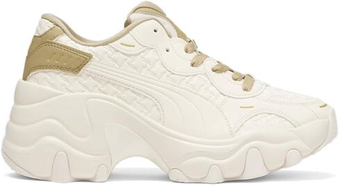 PUMA Womens Pulsar Deboss Platform Sneakers Shoes Casual - Off White in Kuwait