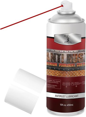 Multi-Purpose Lubricant Spray 15oz - Penetrating Oil for Seized Bolts, Locks, Hinges & Chains - Moisture Displacer Protection for Tools, Automotive, Bike, Quiet Door Hinges Windows and Garage Doors in Kuwait