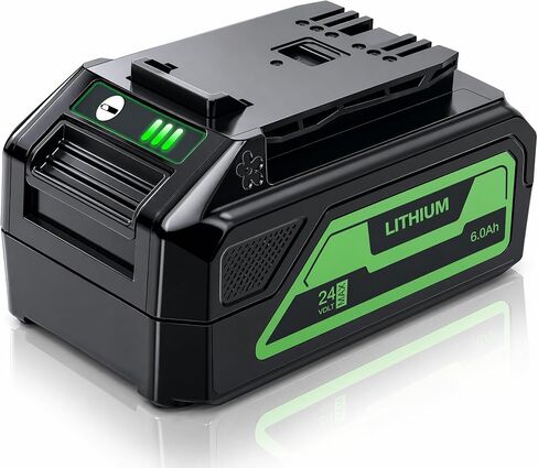 6000mAh Replacement for Greenworks 24V Battery | Compatible with Models 29842 29852 LB24A020 BAG709 Perfect for Lawn Mowers, Trimmers, Chainsaws & All 24V Cordless Tools in Saudi Arabia