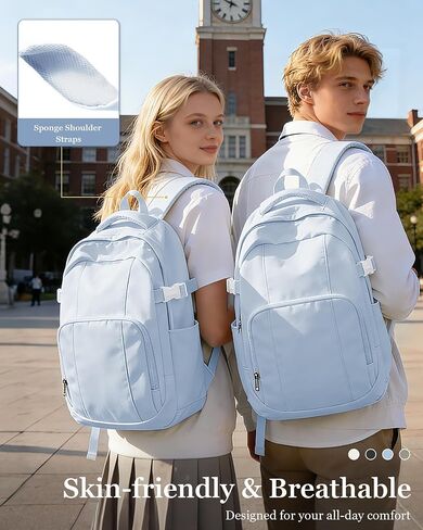 Cute Black Backpacks for School Women Men, Lightweight Casual Daypack College Backpack,Simple Middle Students Bookbag, Waterproof High School Bag for Teens Girls Boys in Saudi Arabia