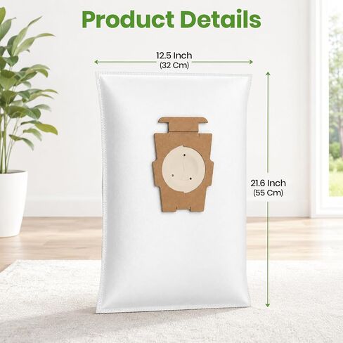 20 Pack 204814 HEPA Vacuum Bags Compatible with Kirby, Micron Magic Vacuum Cleaner Bags Fit for Kirby Avalir/Sentria/Ultimate G Series Models Replaces 204811 205811 F-Style & Twist-Style in Kuwait