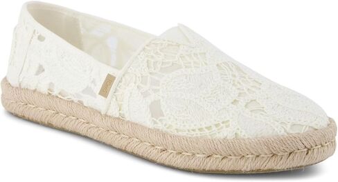 TOMS Womens Alpargata Rope 2.0 Espadrille Flats Casual - White in Kuwait