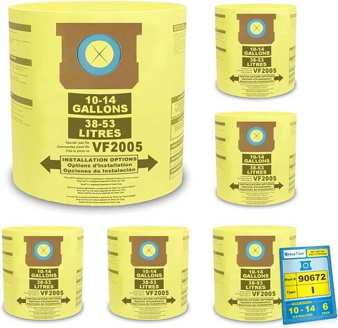 6 Pack Shop Vac Bags 10-14 Gallon bags in Kuwait