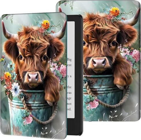 حافظة لجهاز Kindle Paperwhite مقاس 6.8 بوصات (الجيل الحادي عشر - 2021) وغطاء ذكي رفيع من Kindle Paperwhite Signature Edition مع تنبيه/غفو تلقائي لقارئ Kindle Paperwhite 2021 الإلكتروني والفراشات والزهور in Kuwait