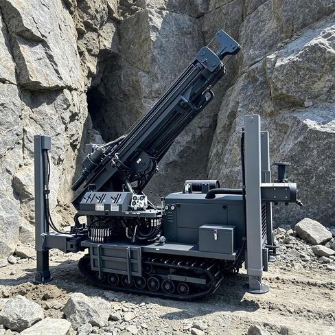 Pneumatic Borehole Rig Portable Water Well Drilling Machine for Geological Work Customizable in Kuwait