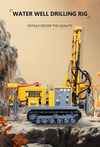 Air Driven Borehole Drilling Equipment Pneumatic Water Well Rig for Soil Sampling Customizable in Kuwait