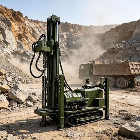 Multi-Purpose Portable Pneumatic Water Well Drill – 100m to 500m Depth Range, Air-Driven Borehole System for Agricultural, Industrial, and Geotechnical Drilling in Kuwait