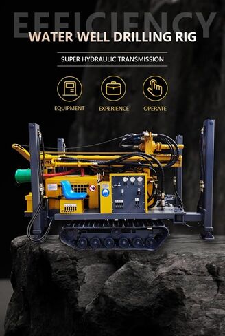 Pneumatic Drilling Rig Air Powered Water Well Machine for Borehole Construction Geological Survey Customizable in Saudi Arabia