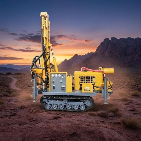 Pneumatic Water Well Drilling Rig Portable Air Driven Borehole Machine for Construction and Survey Work Customizable in Saudi Arabia