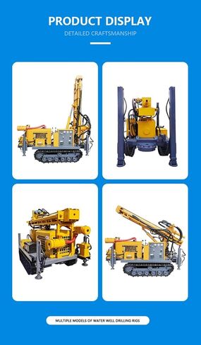 Pneumatic Water Well Drilling Rig Portable Air Driven Borehole Machine for Construction and Survey Work Customizable in Saudi Arabia