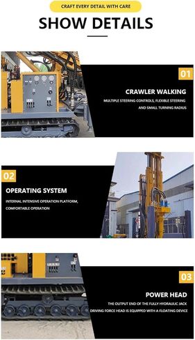 Pneumatic Water Well Drilling Rig Portable Air Driven Borehole Machine for Construction and Survey Work Customizable in Saudi Arabia