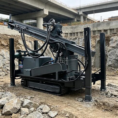 Pneumatic Water Well Drill – Ideal for Deep Wells and Remote Locations, 100-300m Depth, Heavy-Duty Air-Driven System for Tough Terrain and Harsh Conditions in Kuwait