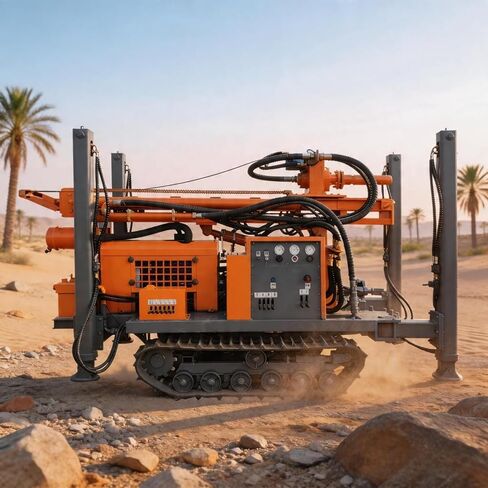 Air Powered Water Well Rig Pneumatic Borehole Drilling Machine for Exploration Customizable in Kuwait