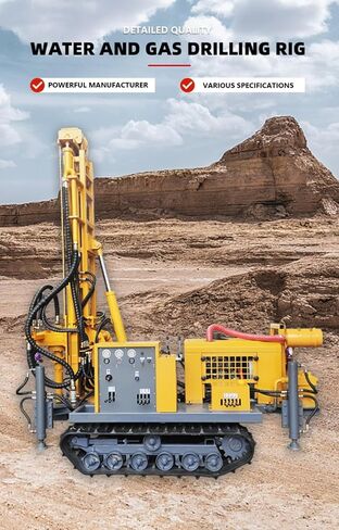 Portable Pneumatic Water Well Drill Rig – 100m to 500m Depth, Efficient Air-Driven System for Drilling in Soft to Hard Geologies, Ideal for Agricultural and Industrial Use in Kuwait