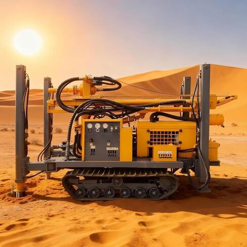 Pneumatic Water Well Drilling Rig Portable Air Driven Borehole Machine for Water Well Construction Geological Exploration and Soil Sampling High Efficiency Heavy Duty Equipment Customizable in Kuwait
