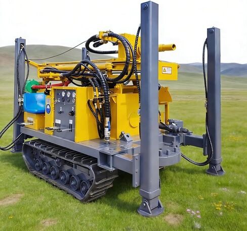 Pneumatic Water Well Drilling Equipment Air Driven Borehole Rig for Soil Sampling and Exploration Customizable in Kuwait