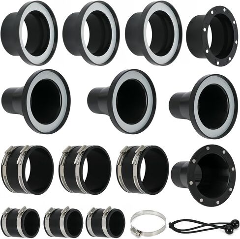 4" to 2-1/2" Magnetic Dust Collection Fittings Starter Kit for Shop Vac Hoses, One-to-Multi Magnetic Dust Collector System for Woodwork Shop, Quickly Connect Hose to Machinery Ports in Saudi Arabia