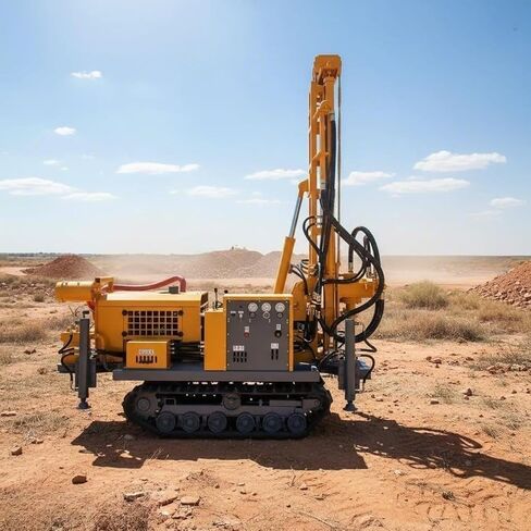 Pneumatic Water Well Drilling Machine Air Driven Borehole Equipment for Construction Geological Exploration Portable Customizable in Kuwait