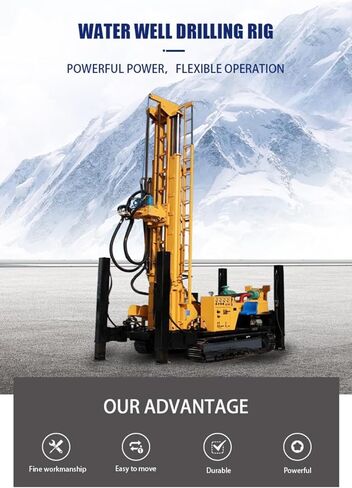 Pneumatic Water Well Drilling Machine Air Driven Borehole Equipment for Construction Geological Exploration Portable Customizable in Kuwait