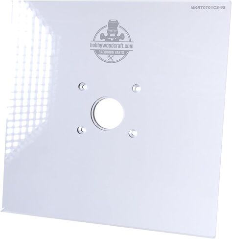 Hobbywoodcraft 3/8″ Thick 9″ square baseplate upgrade with bushing compatibility for RT0701C fixed base in Kuwait