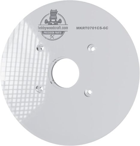 Hobbywoodcraft 3/8″ Thick 6″ circle baseplate upgrade with bushing compatibility for RT0701C fixed base in Kuwait